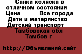 Санки-коляска в отличном состоянии  › Цена ­ 500 - Все города Дети и материнство » Детский транспорт   . Тамбовская обл.,Тамбов г.